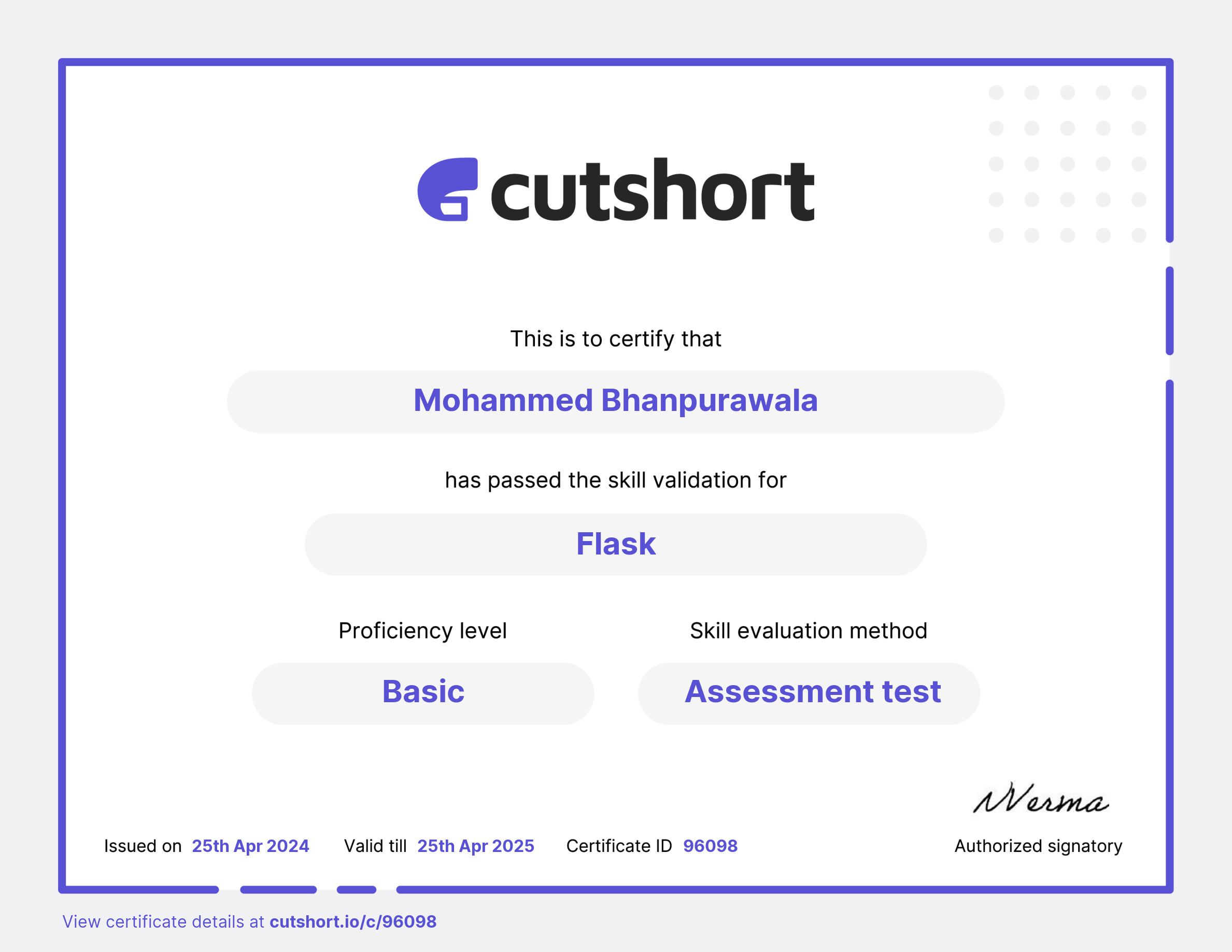 flask-cert